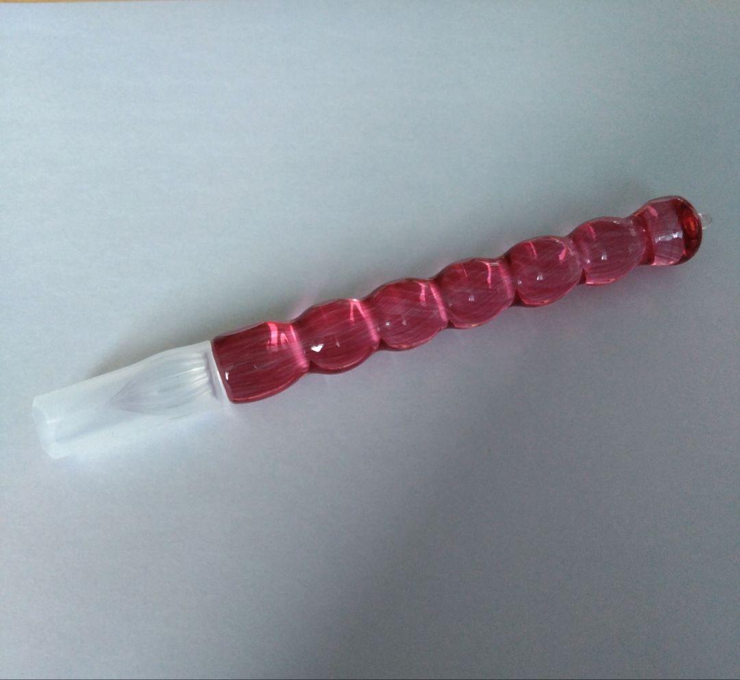 津軽びいどろ りんご ガラスペン メタルケース付き