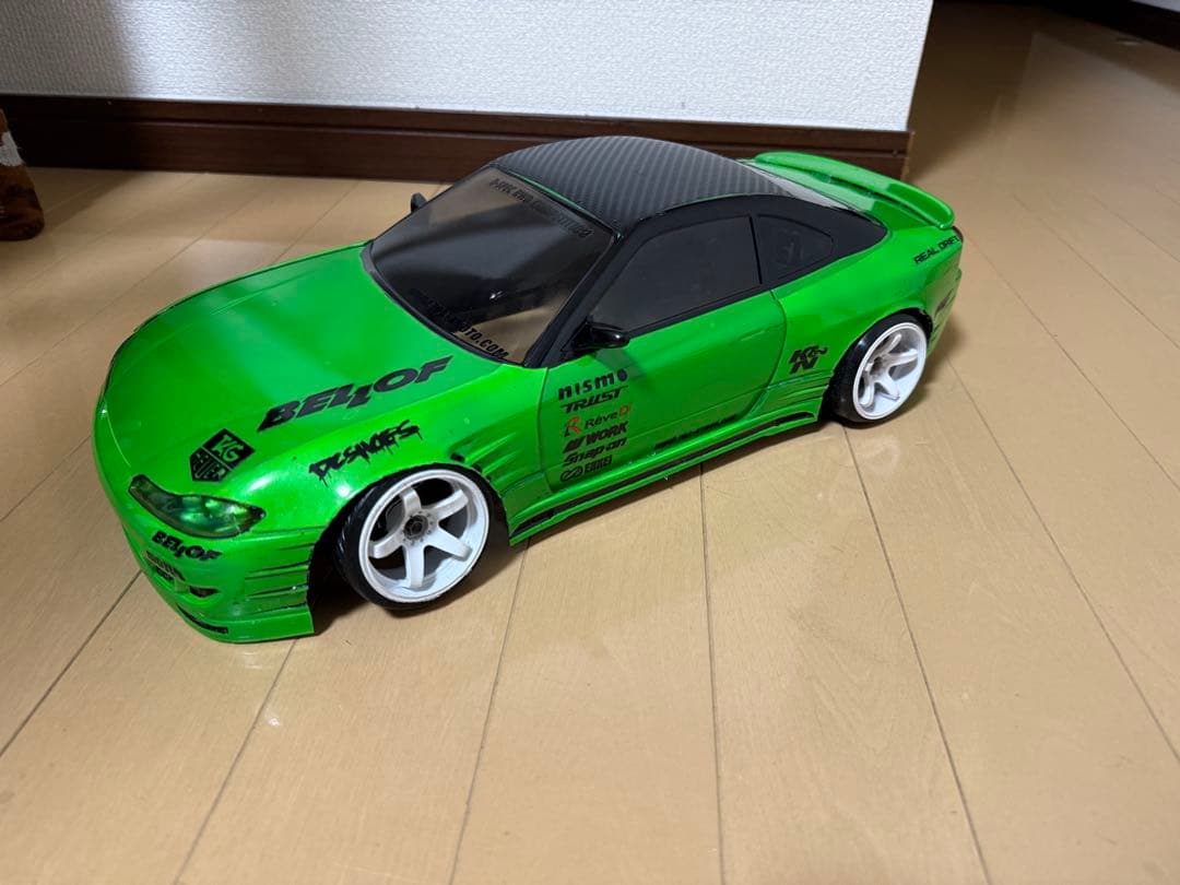 ラジコンボディ　S15シルビア　希少アディクションエアロキット付