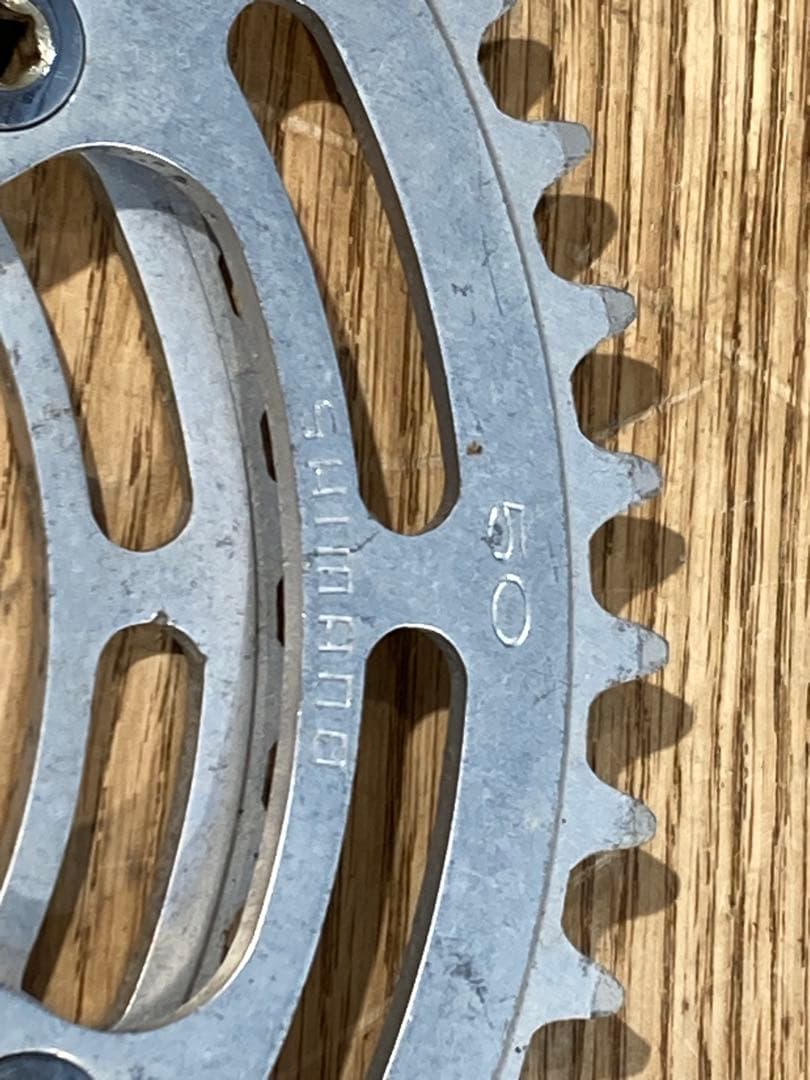 ビンテージ デュラエース DURA-ACE ダブル 50t 39t 165 オー