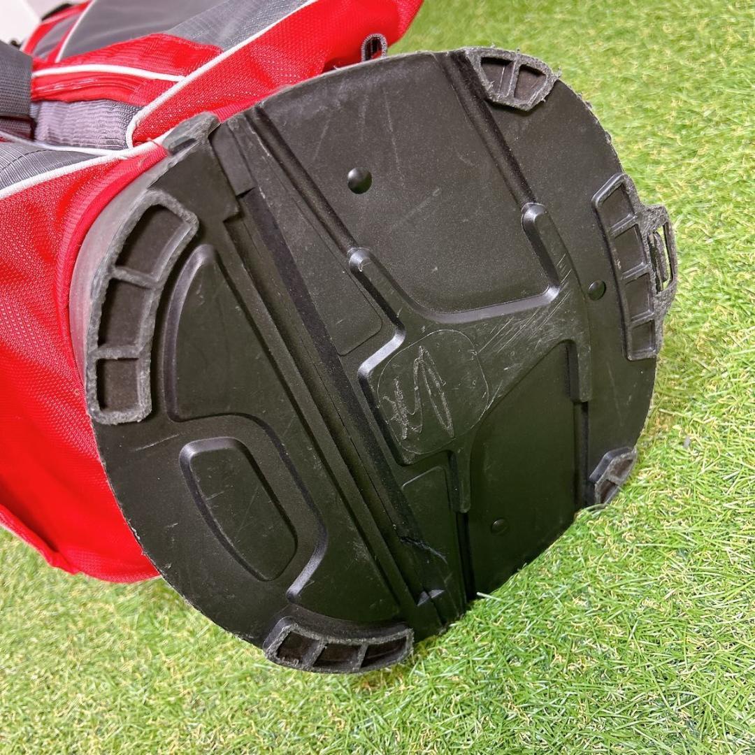 Cobra コブラ キャディバッグ 赤　レッド　スタンド式　フード無し　ゴルフ