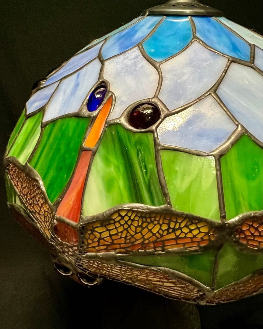 トンボデザイン ステンドグラス 卓上ランプ