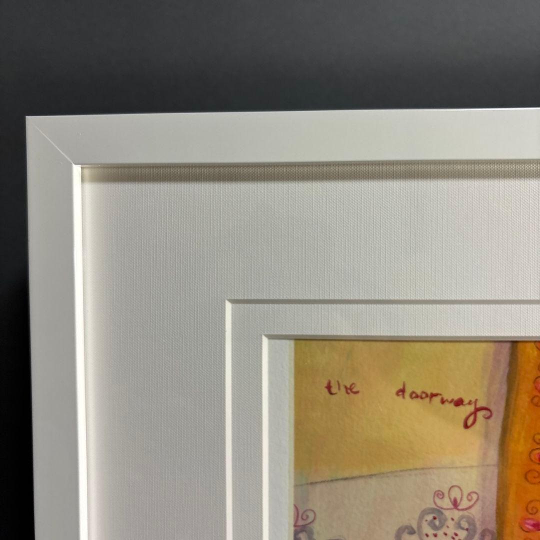 カレン　ホイプティング　ジクレー　額装　犬