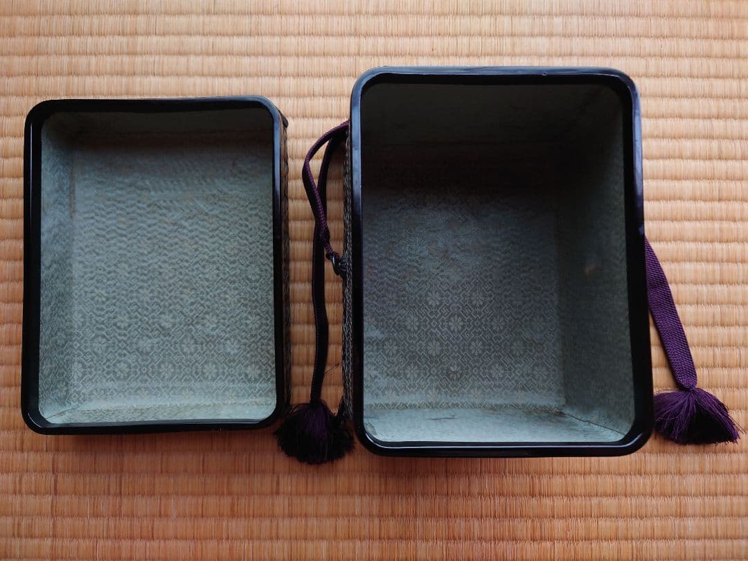 御所籠竹編み茶箱