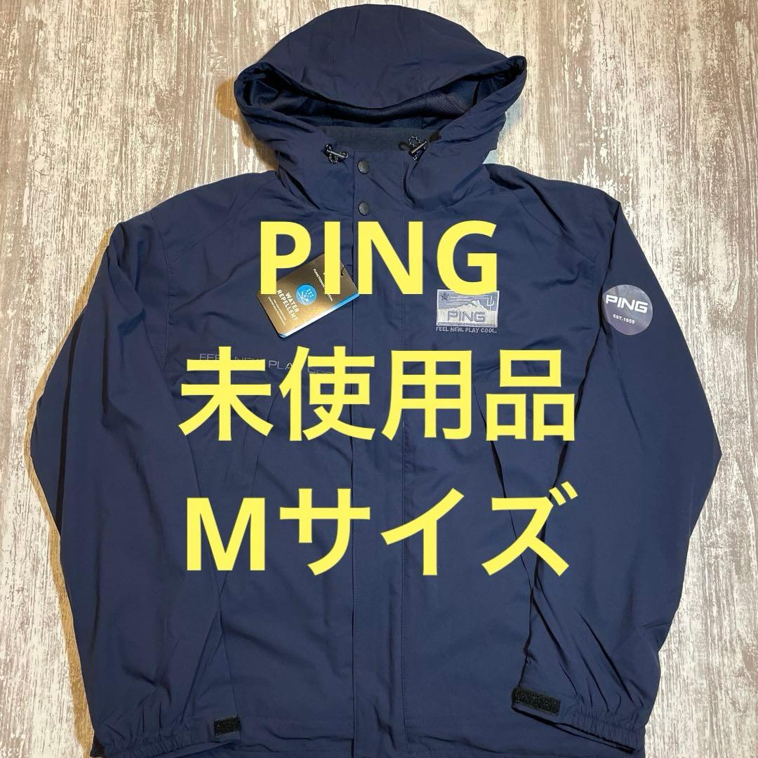 PING ピン　ゴルフウェア　メンズ 3WAY ブルゾン Mサイズ　ネイビー
