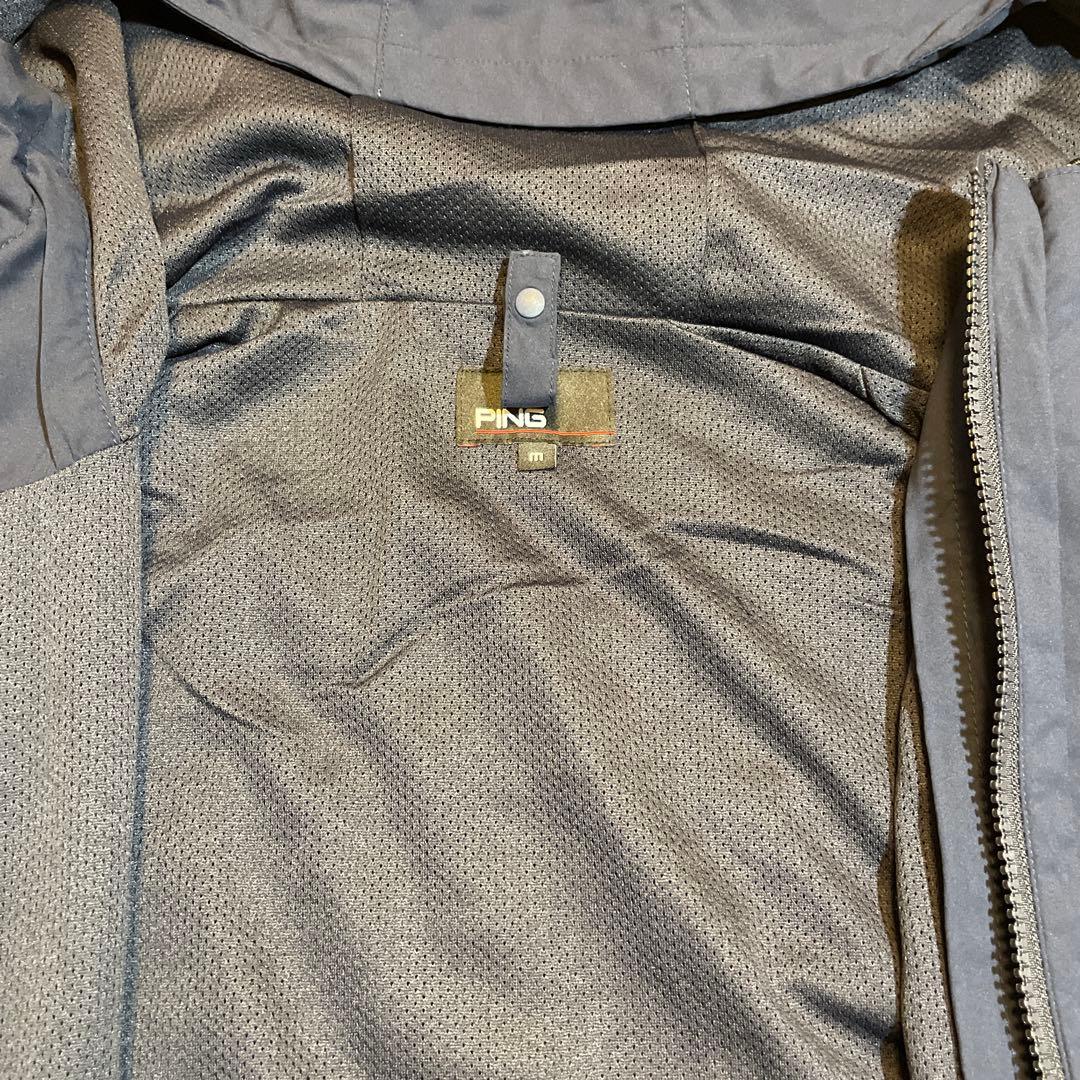 PING ピン　ゴルフウェア　メンズ 3WAY ブルゾン Mサイズ　ネイビー