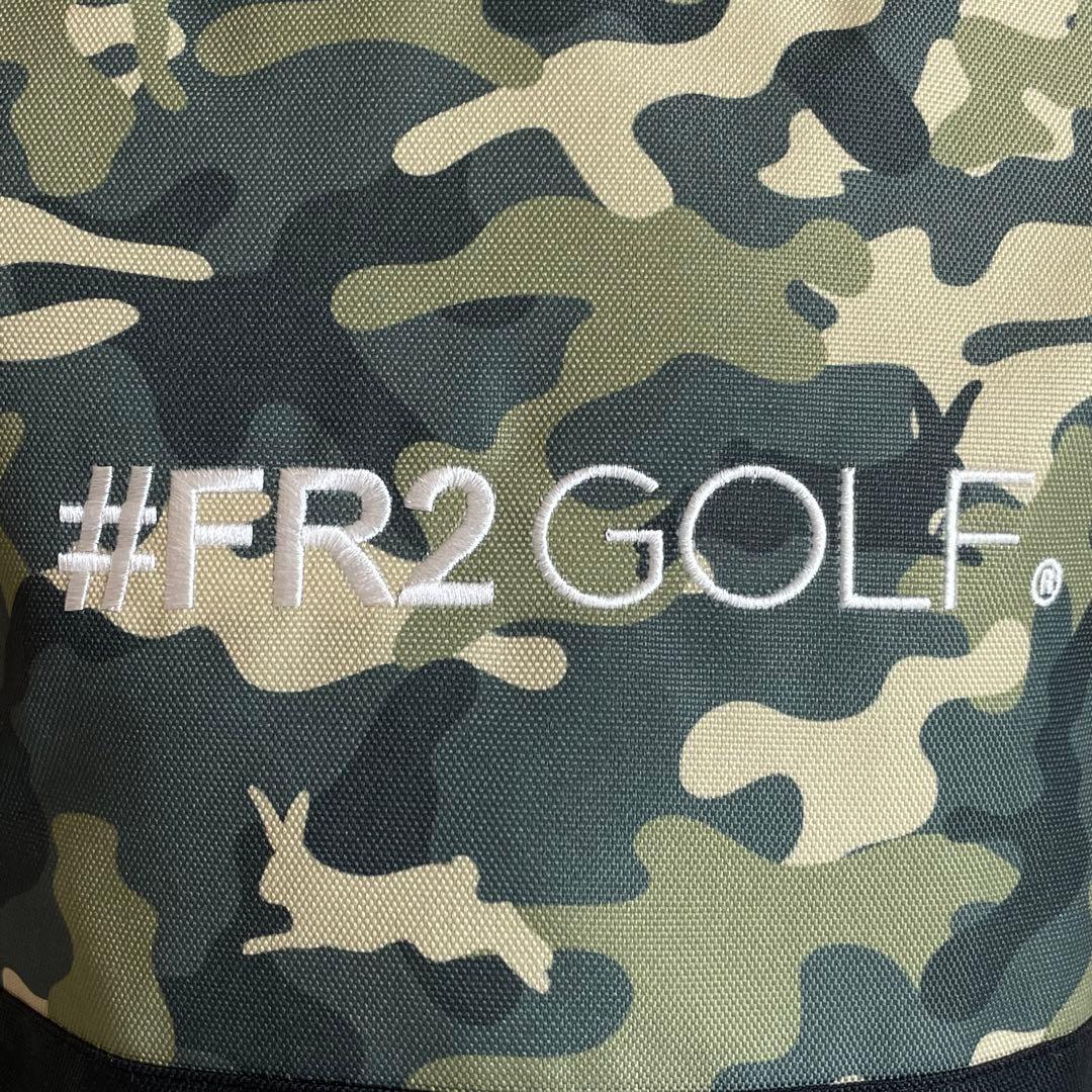 タグ付き　FR2 GOLF エフアールツー　カートバック　迷彩　カモフラ　ゴルフ