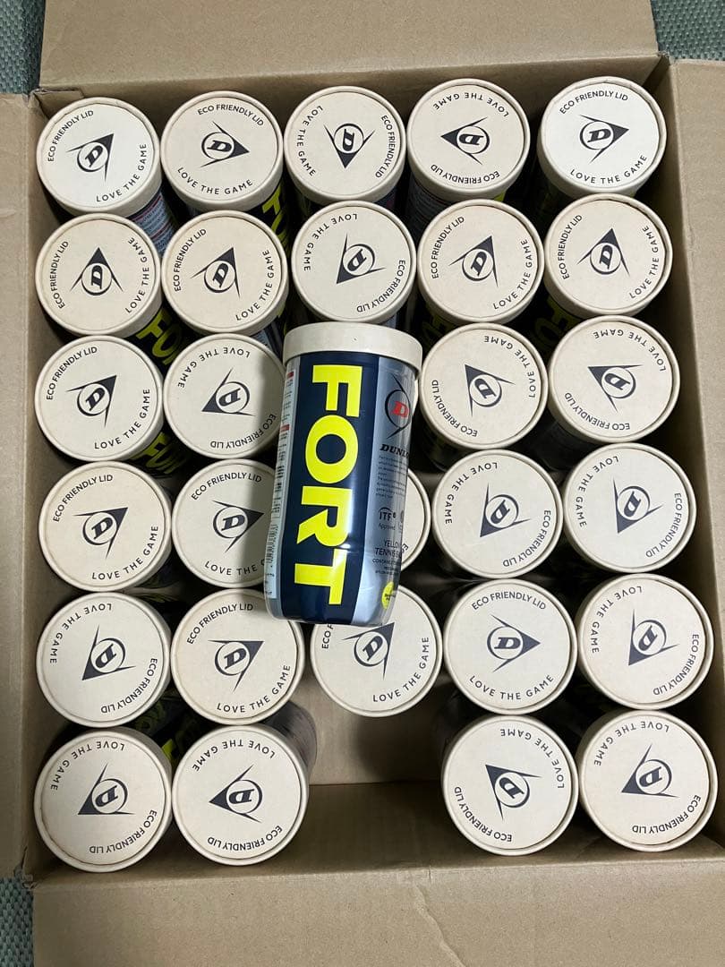 【値下げ】DUNLOP FORT テニスボール ２個×30缶入　新品