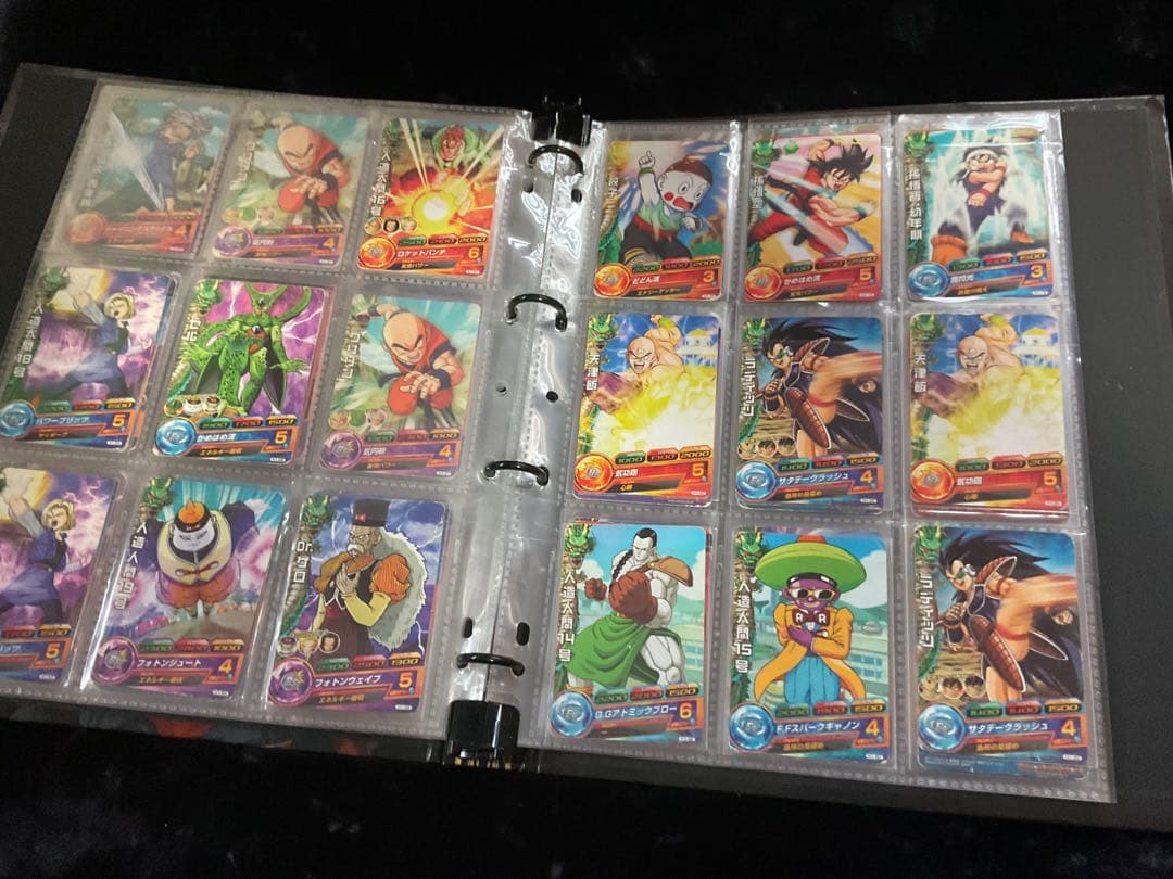 ドラゴンボールヒーローズまとめ売り引退品旧弾H一弾貴重バインダー付き