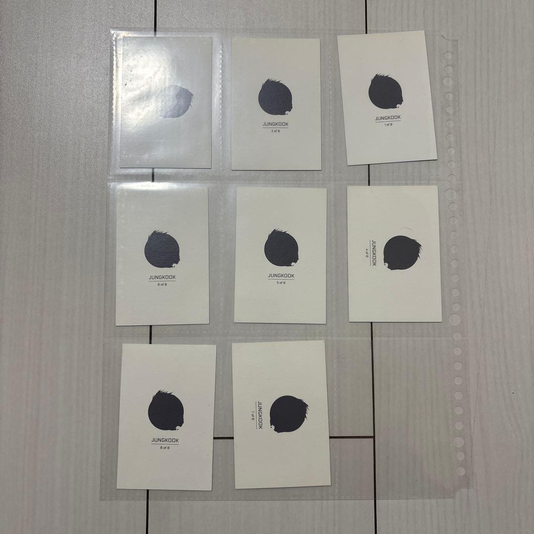 ジョングク　ミニフォト　wings ver.1 コンプリート　トレカ