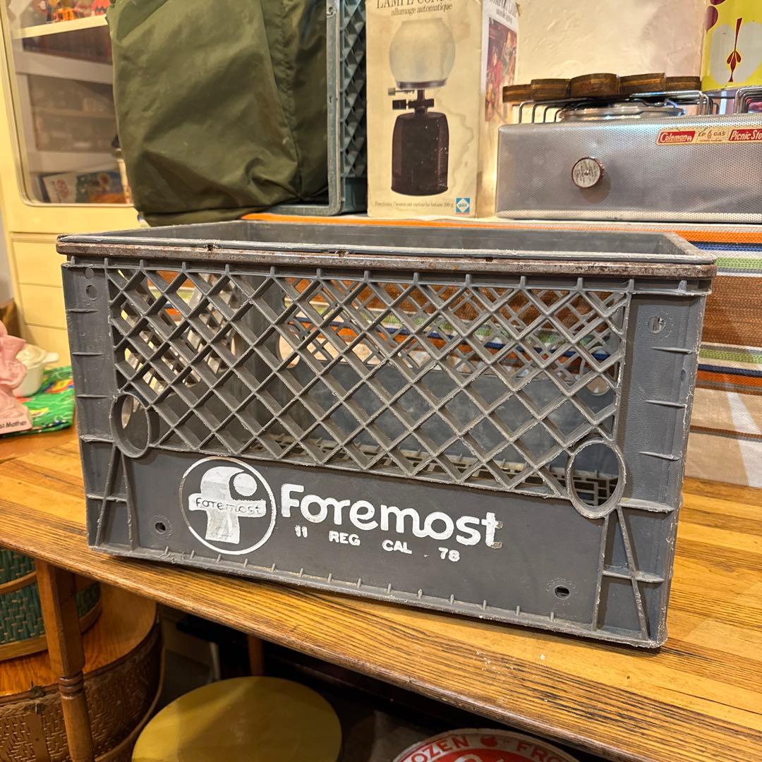 vintage USA70's milk crate ミルククレート