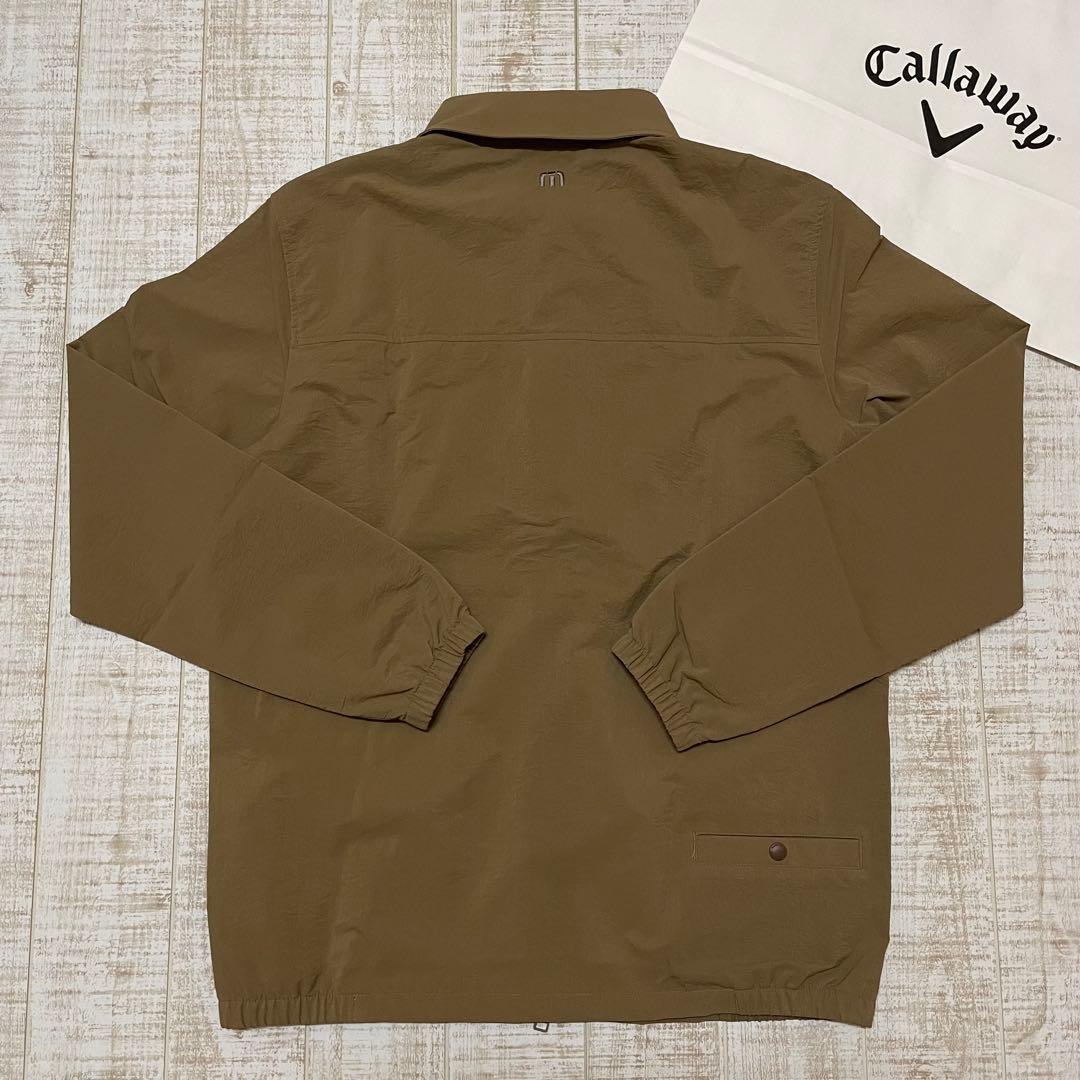 新品 キャロウェイ トラヴィスマシュー ブルゾン チビロゴ ベージュ Mサイズ