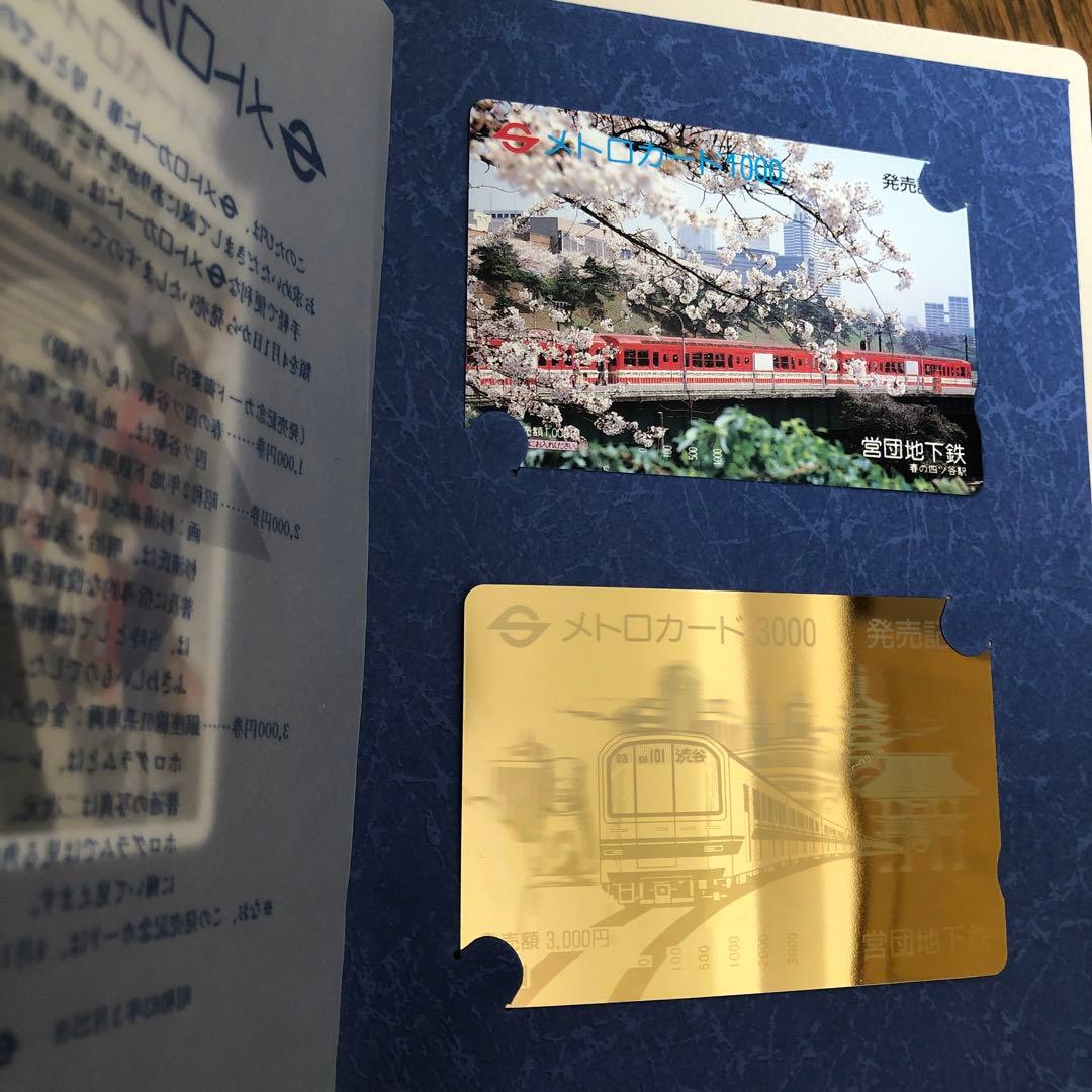 レア【新品/未使用】メトロカード 発売記念 帝都高速度交通営団 昭和レトロ