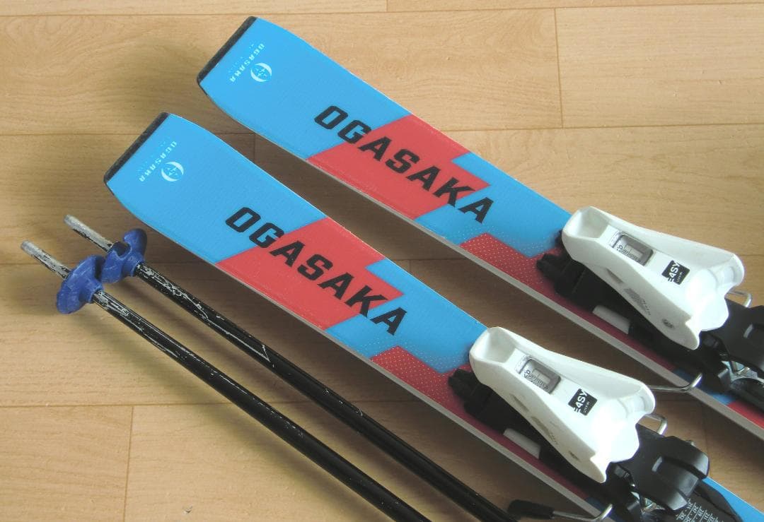 ■■送料無料■OGASAKA■子供用スキーセット■板120■WAX済■■
