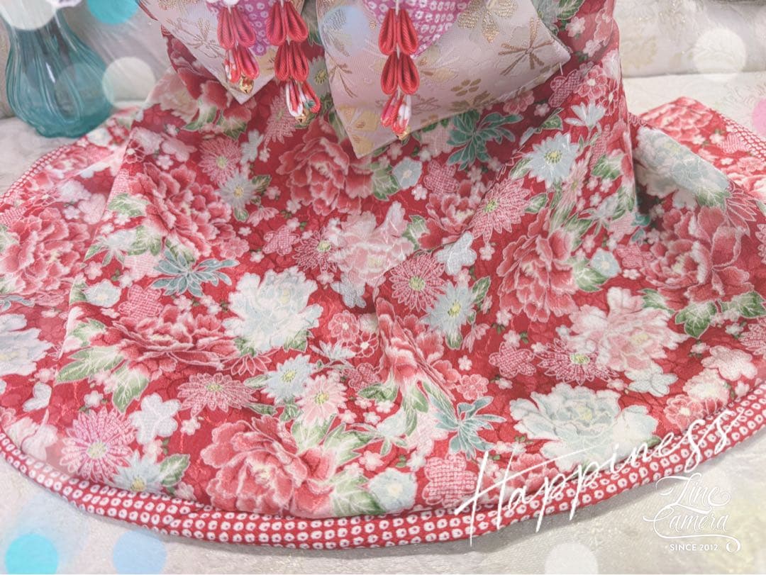 B419.pon2pan2☆オーダー☆犬着物☆犬2ウェイ着物☆犬お引き摺り着物