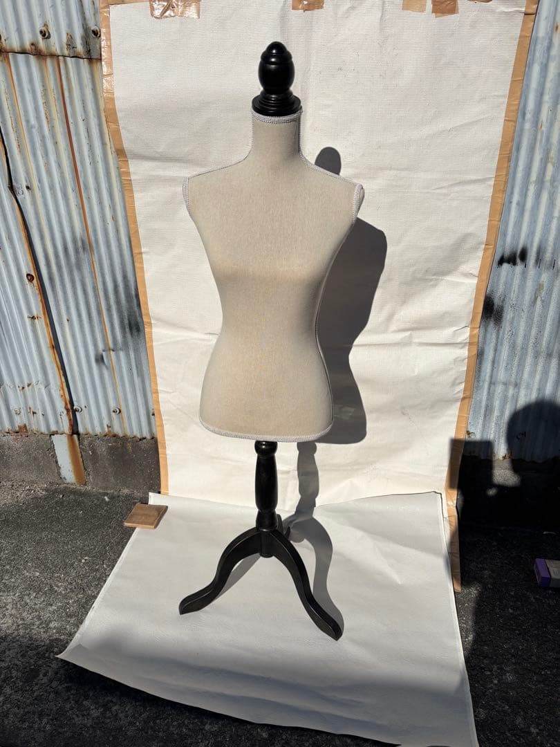 アンティーク　エレガントなトルソー　ボディマネキン　洋装ソーイング 布製女性用