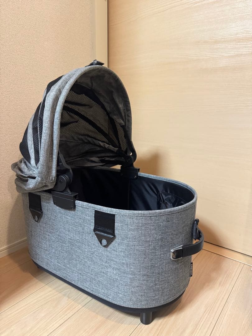 エアバギー ドーム3 レギュラーサイズ アースグレー［コット単品＋バスケット］