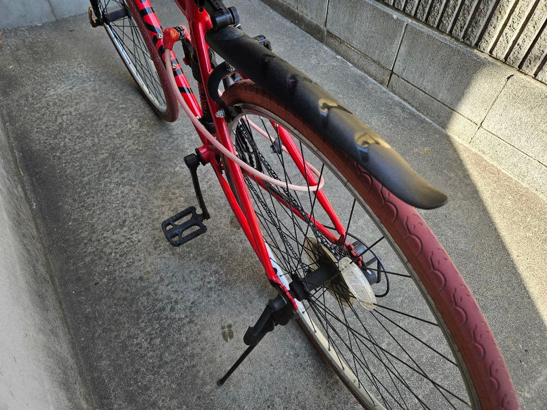 （引取希望）クロスバイク 700c 自転車 シマノ21段変速ギア