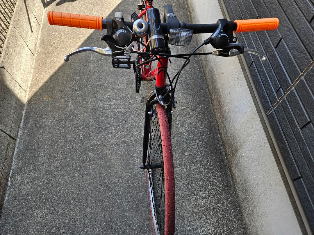 （引取希望）クロスバイク 700c 自転車 シマノ21段変速ギア