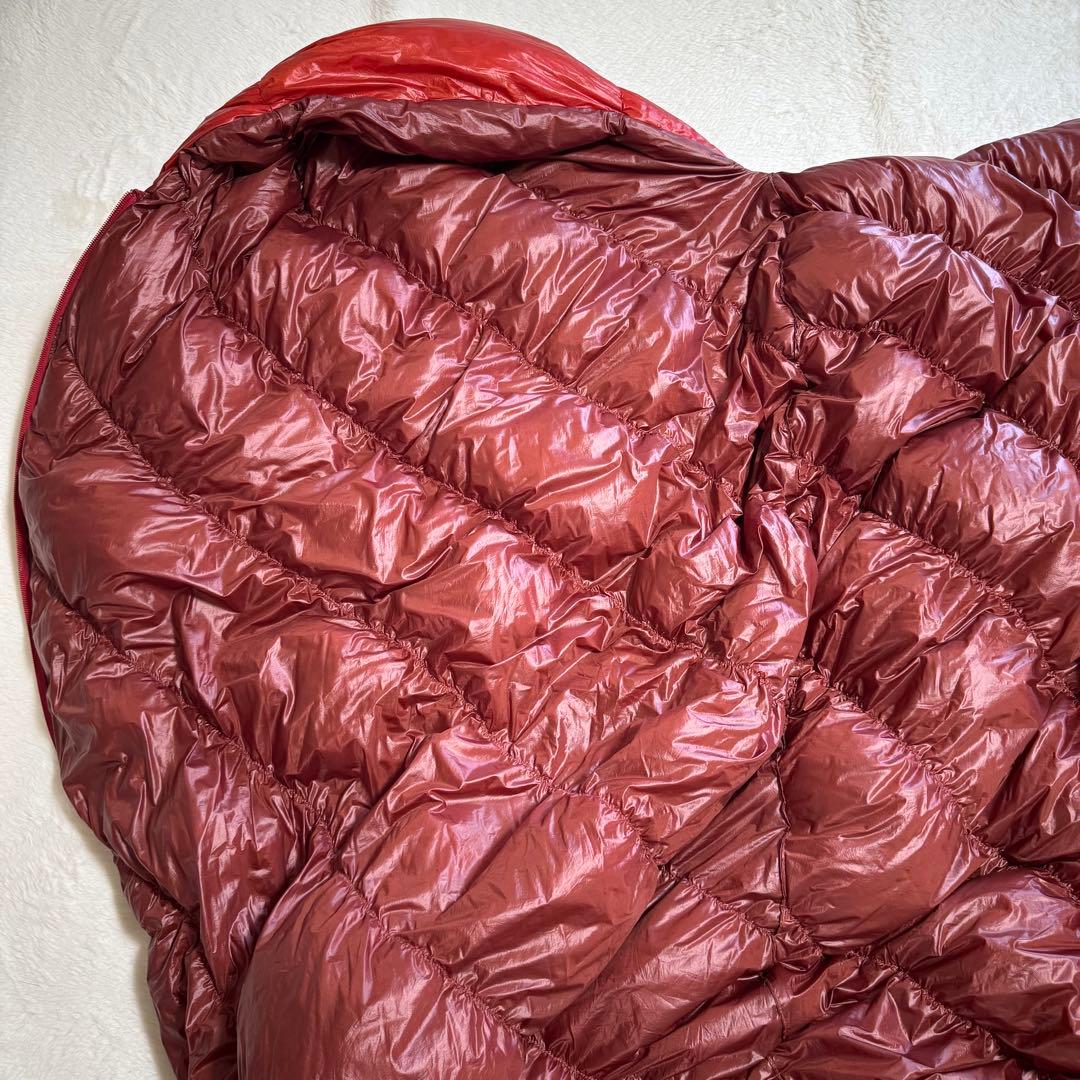 極美品モンベル800FP ダウンハガー800 #3 R/ZIP赤クリーニング済