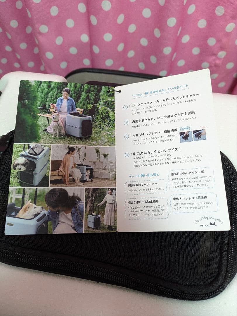 ペチコ　ペットキャリー　PETiCO iCO Mサイズ
