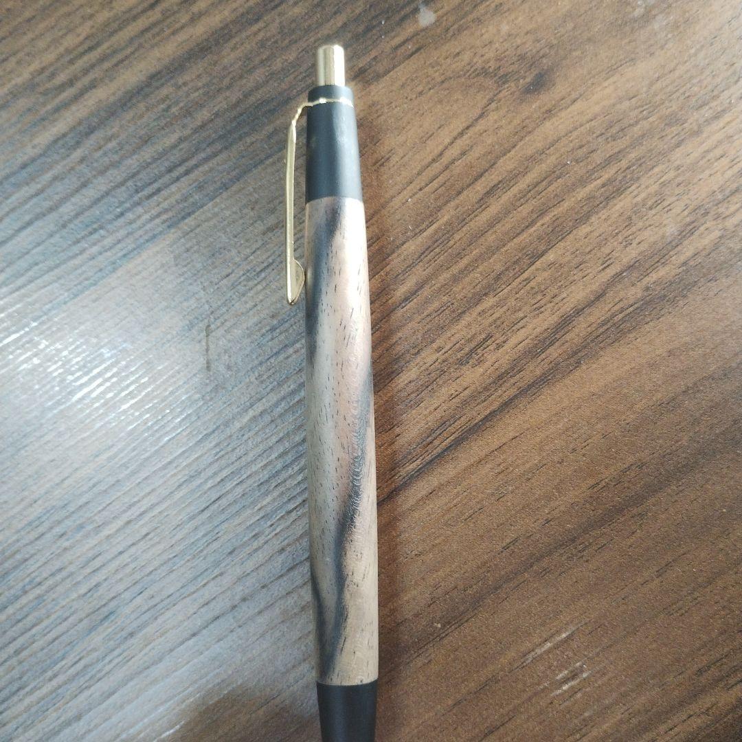野原工芸黒柿シャーペンゴールド金具