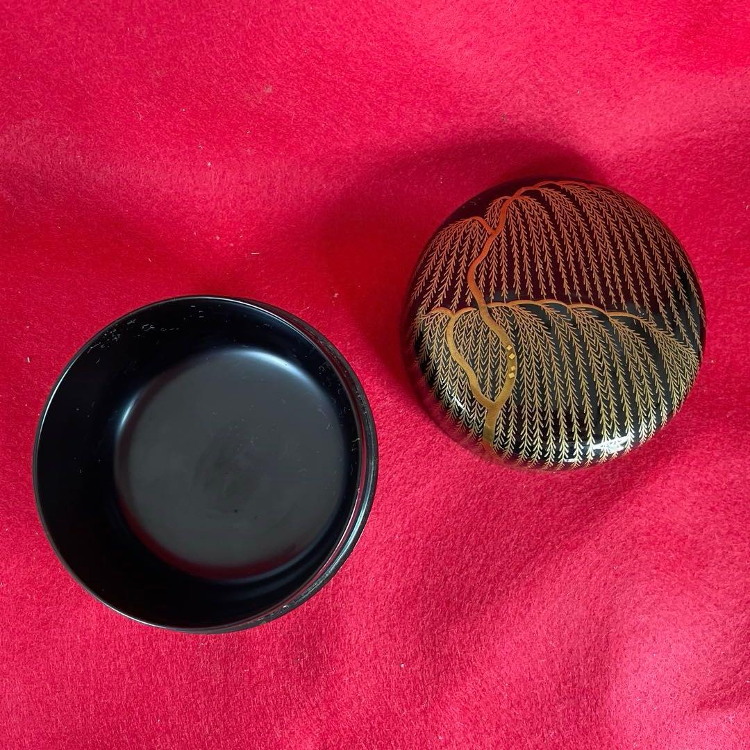 茶道具 柳　平棗