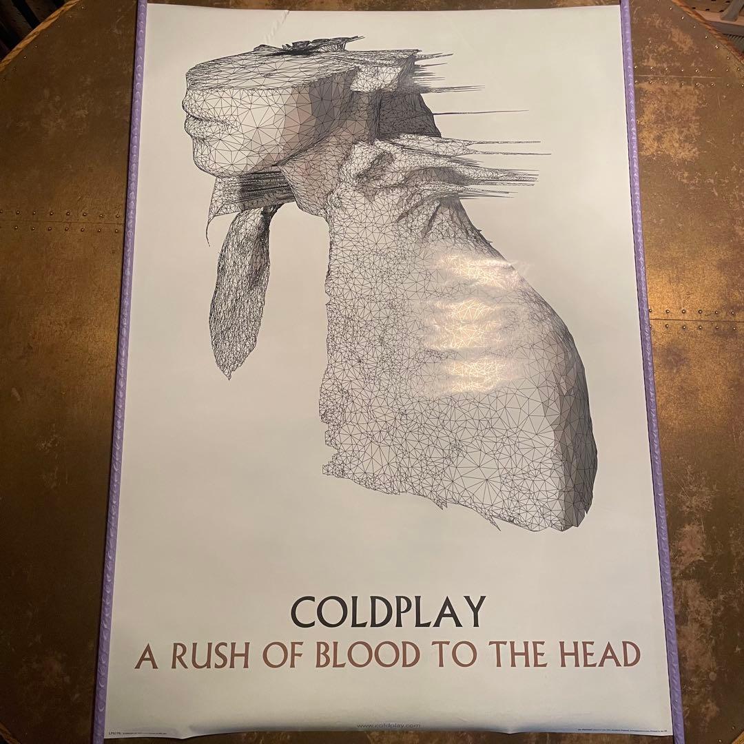 00s デッドストック cold play 大判ポスター