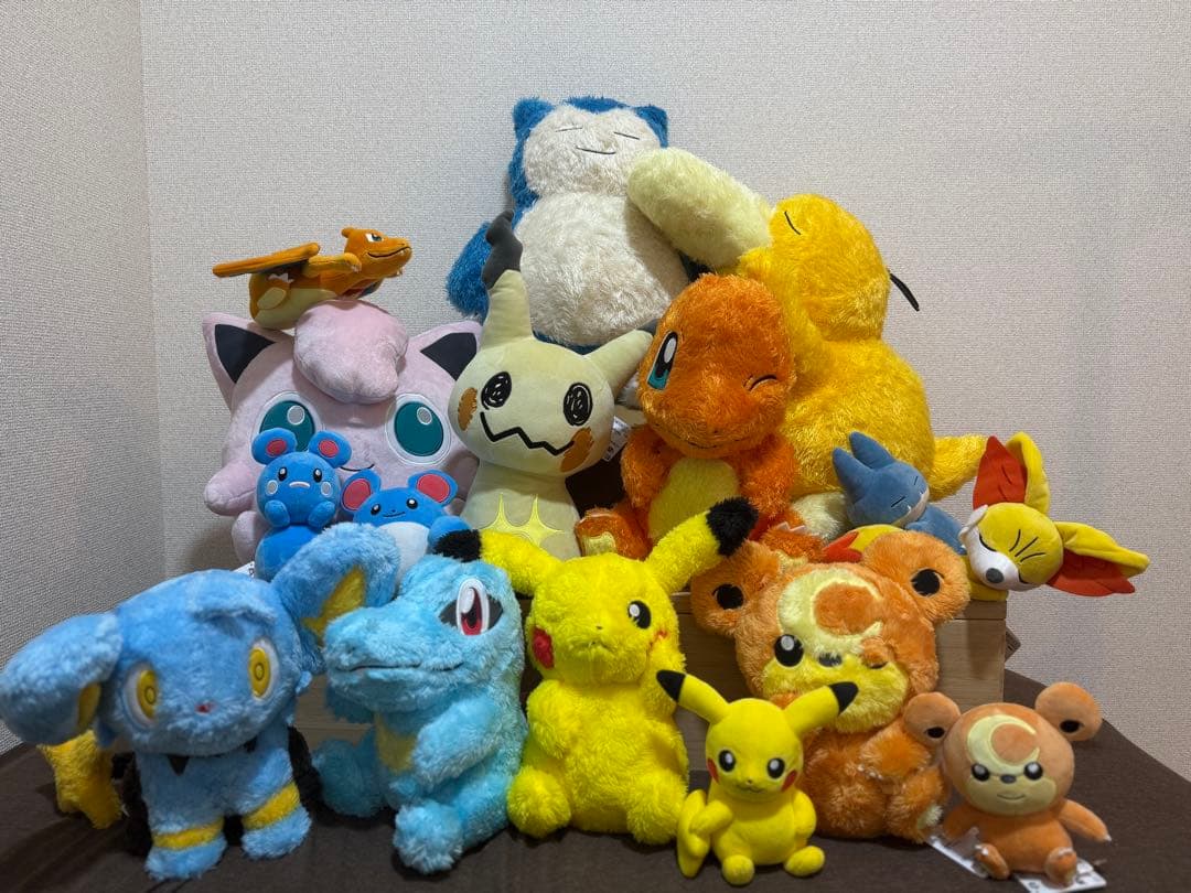 ポケモンぬいぐるみ　16体セット　プリン•コダック•カビゴン•ミミッキュ他