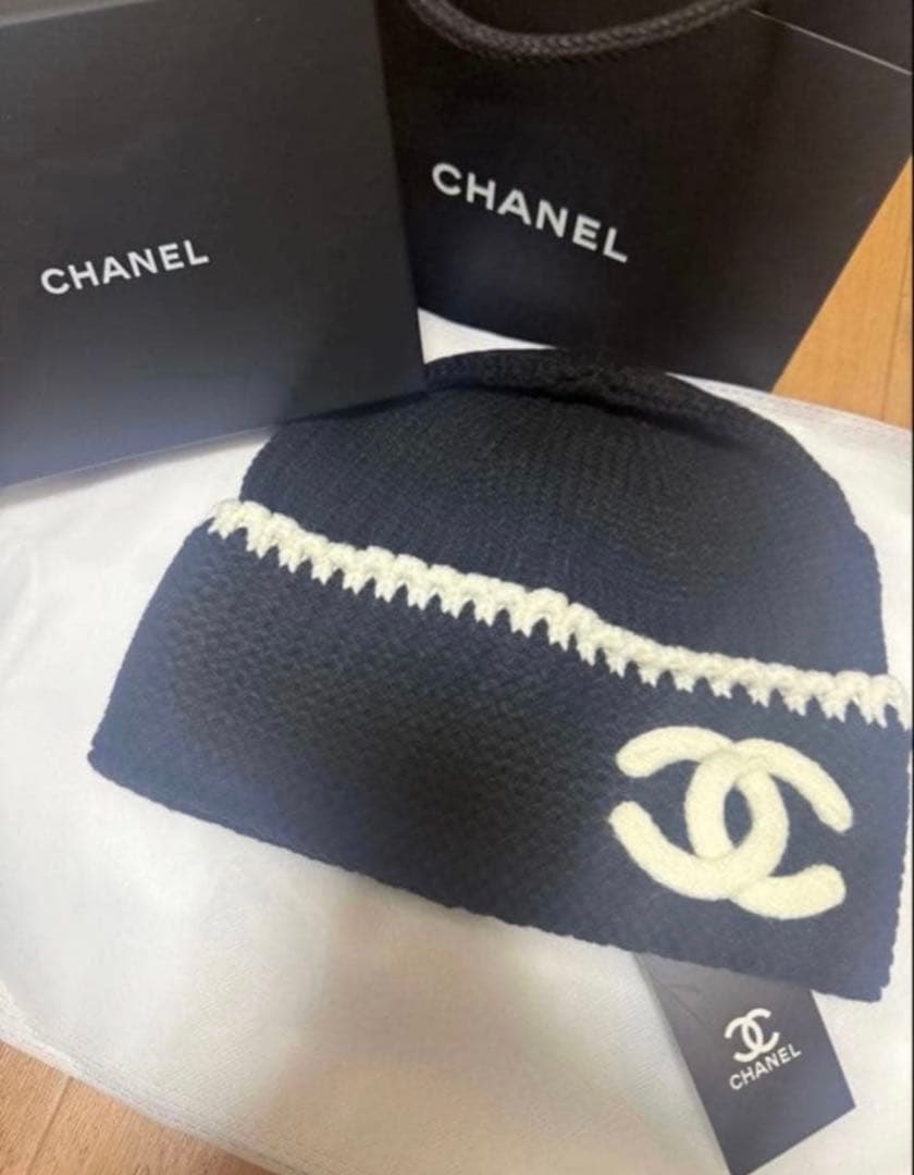 CHANEL ニット帽 ノベルティ 即日発送