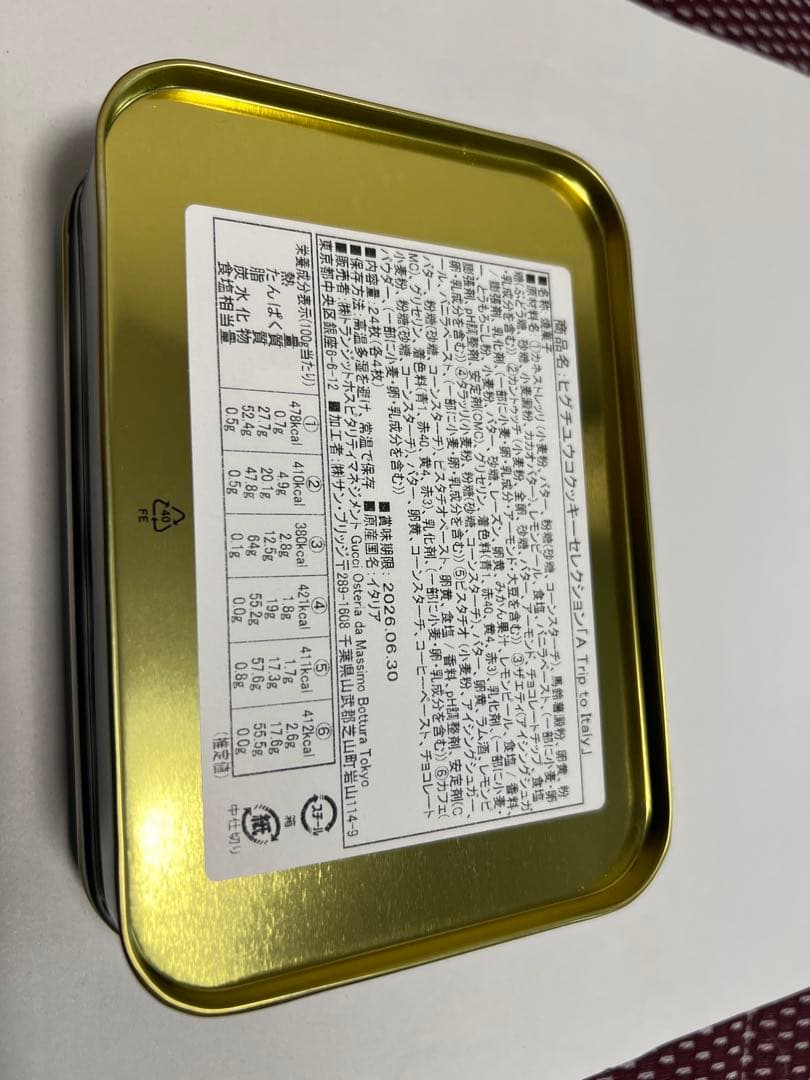 GUCCI × ヒグチユウコ クッキー缶 A Trip to Italy