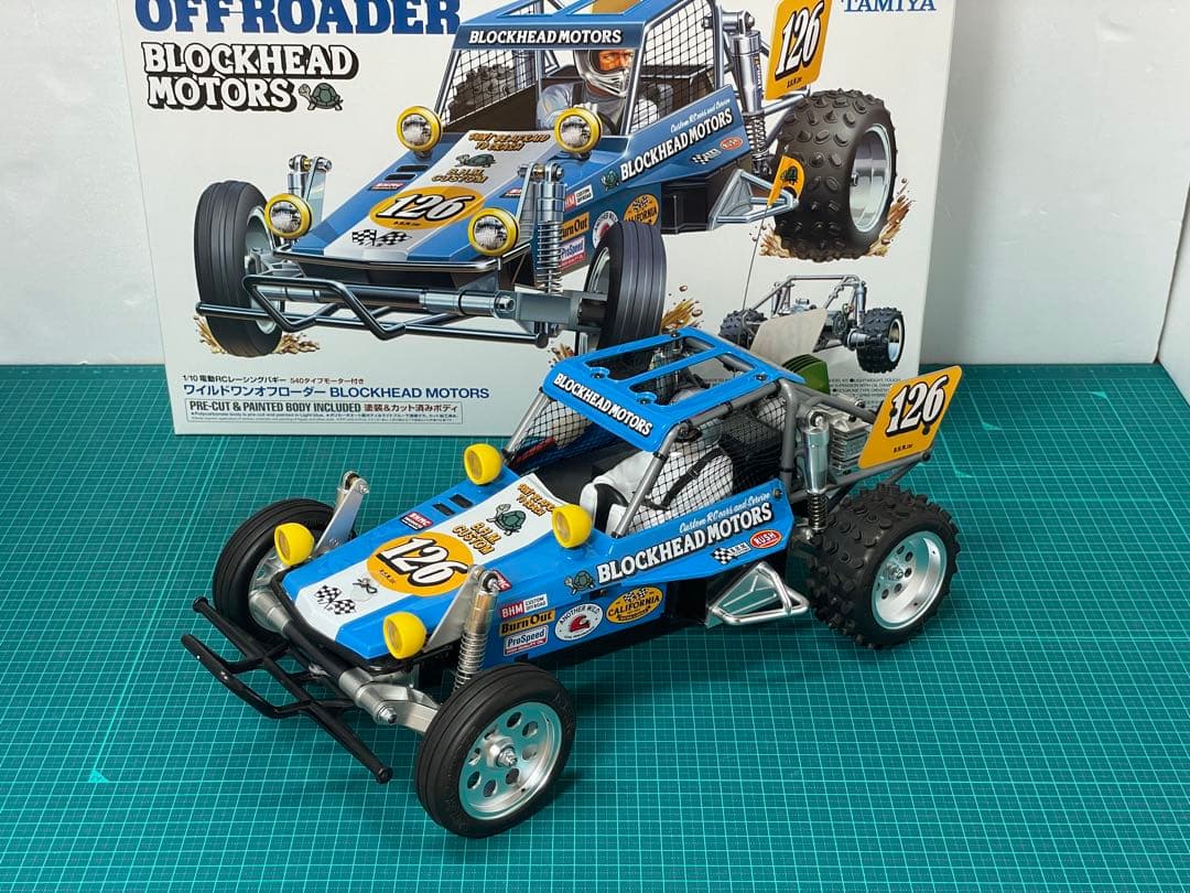 タミヤ　ワイルドワンオフローダー　BLOCKHEADMOTORS 未走行