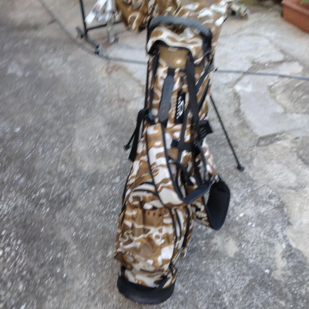 極美品！オークリー茶モカ柄キャディバック