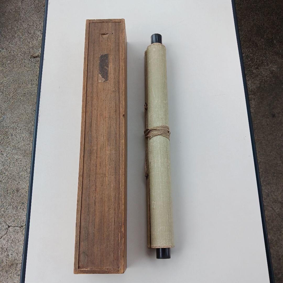 松本楓湖 螢　掛軸