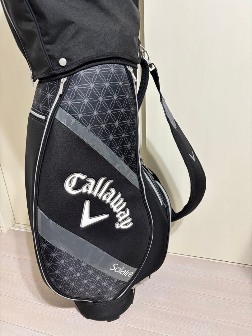 美品！キャロウェイソレイルキャディーバックブラック