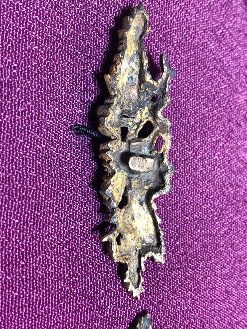 X線鑑定済 目貫 どんぐり柄