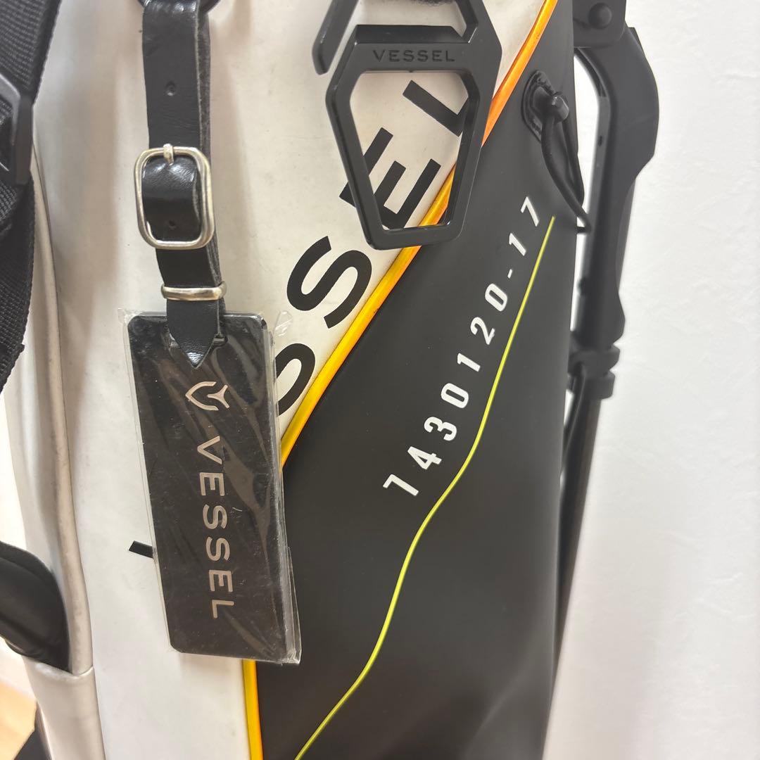 VESSEL 7.5型 軽量キャディバッグ フード付　訳あり