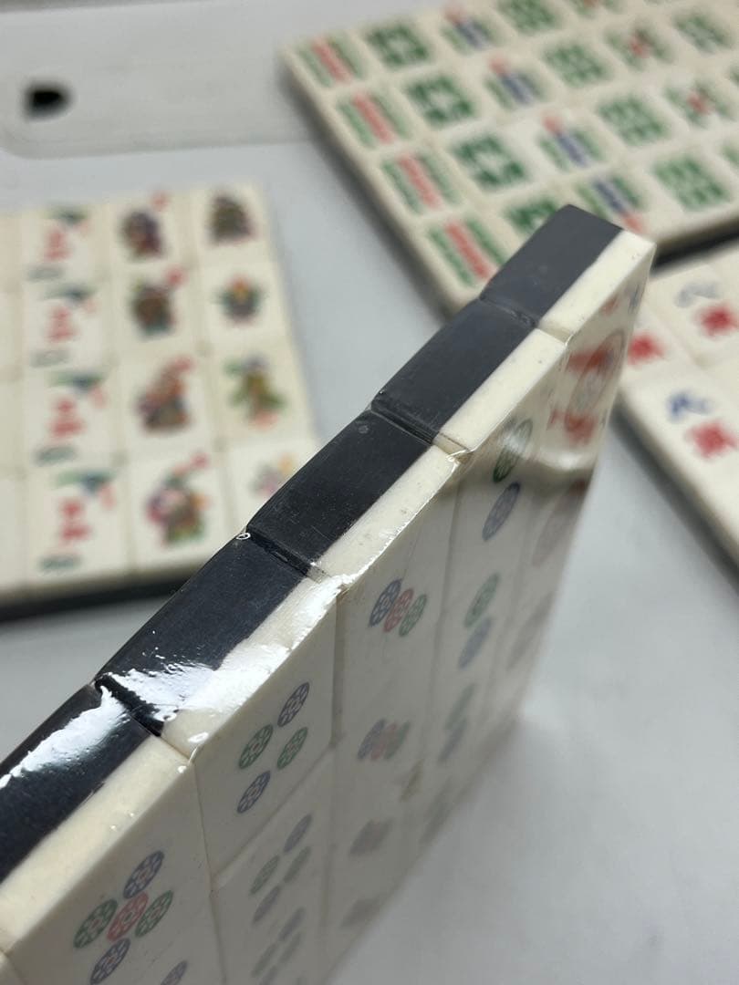 詳細不明 麻雀牌 骨董品 中国麻雀牌