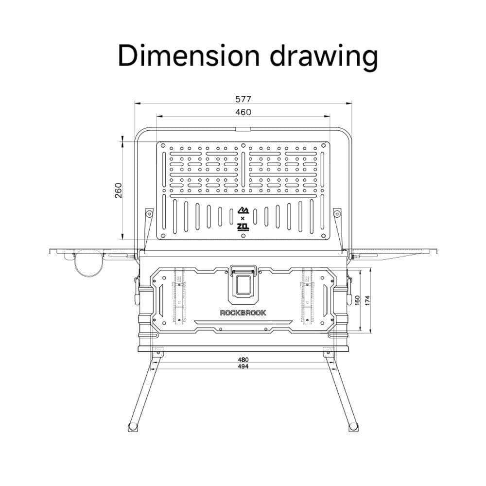 限定版 スタンド付アルミマグネシウムコンテナ カスタムフルセット 大容量 50L