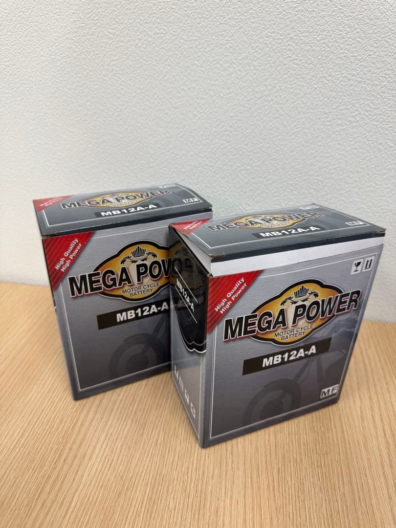 MEGA POWER MB12A-A バッテリー 2個