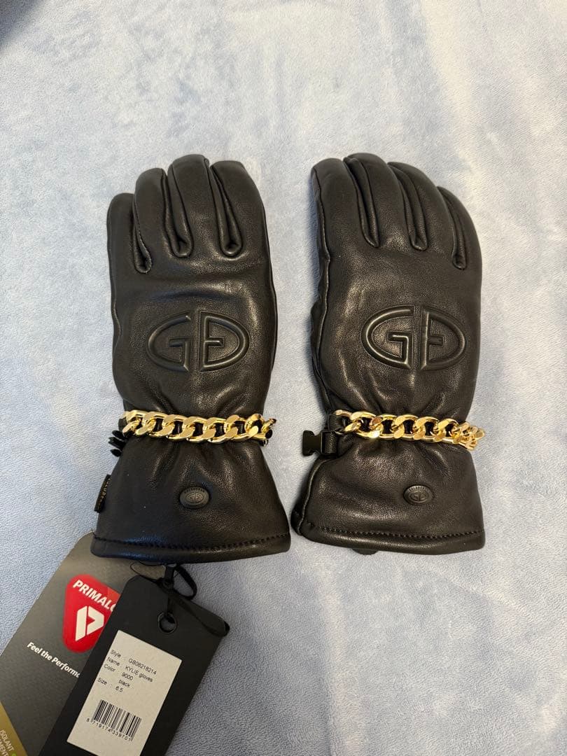 GOLDBERGH ブラック レザーグローブ