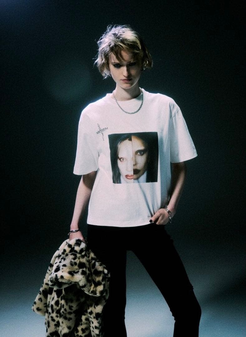 AZUL LADY GAGA ショートスリーブTEE ホワイト M