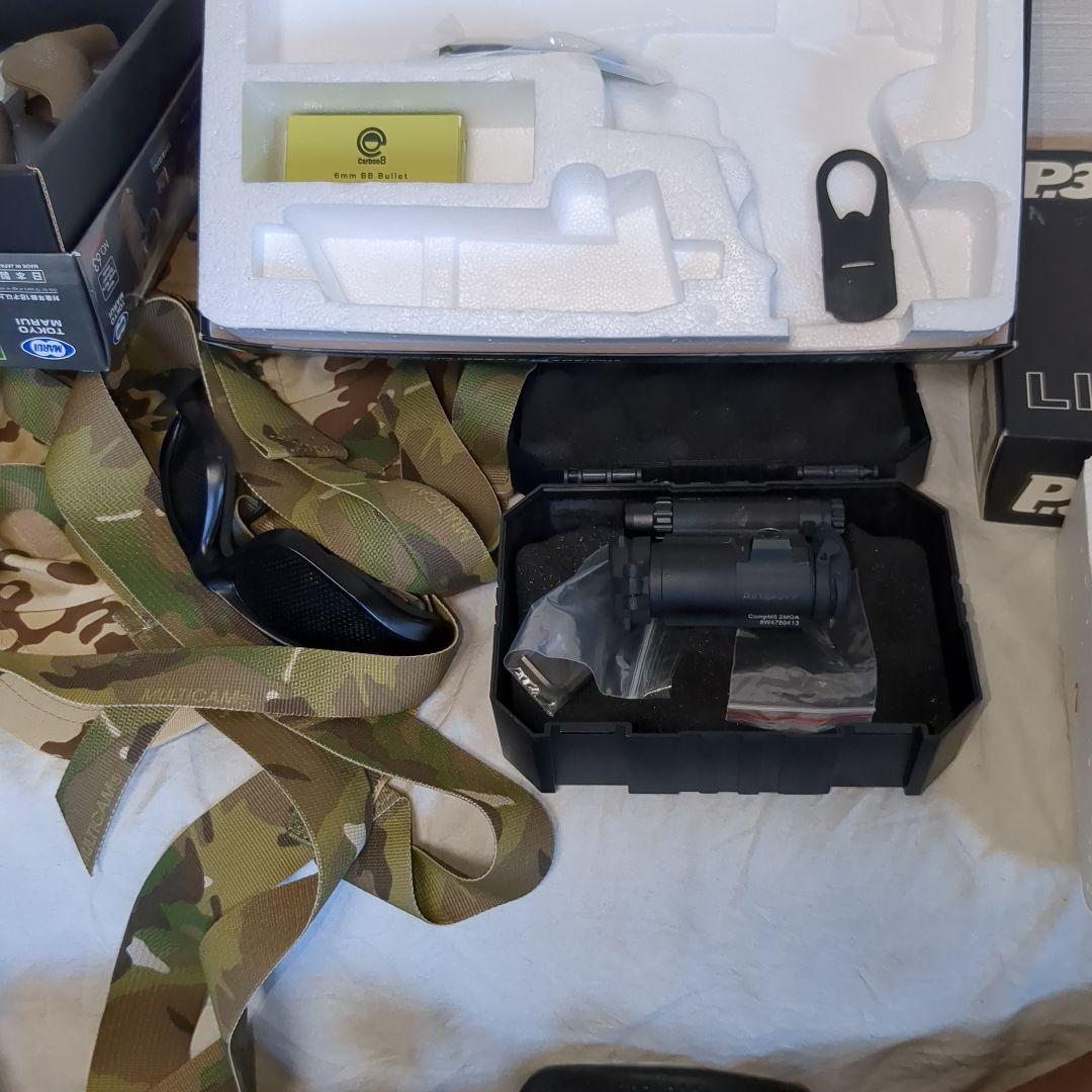 ジャンク品　エアガン　ミリタリー用品　大量まとめてセット　120サイズ