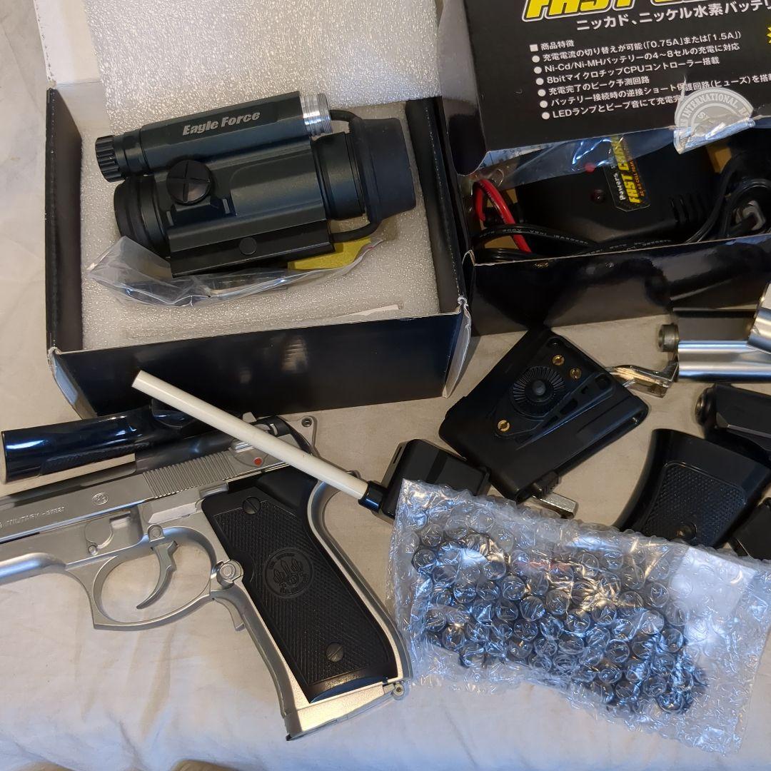 ジャンク品　エアガン　ミリタリー用品　大量まとめてセット　120サイズ