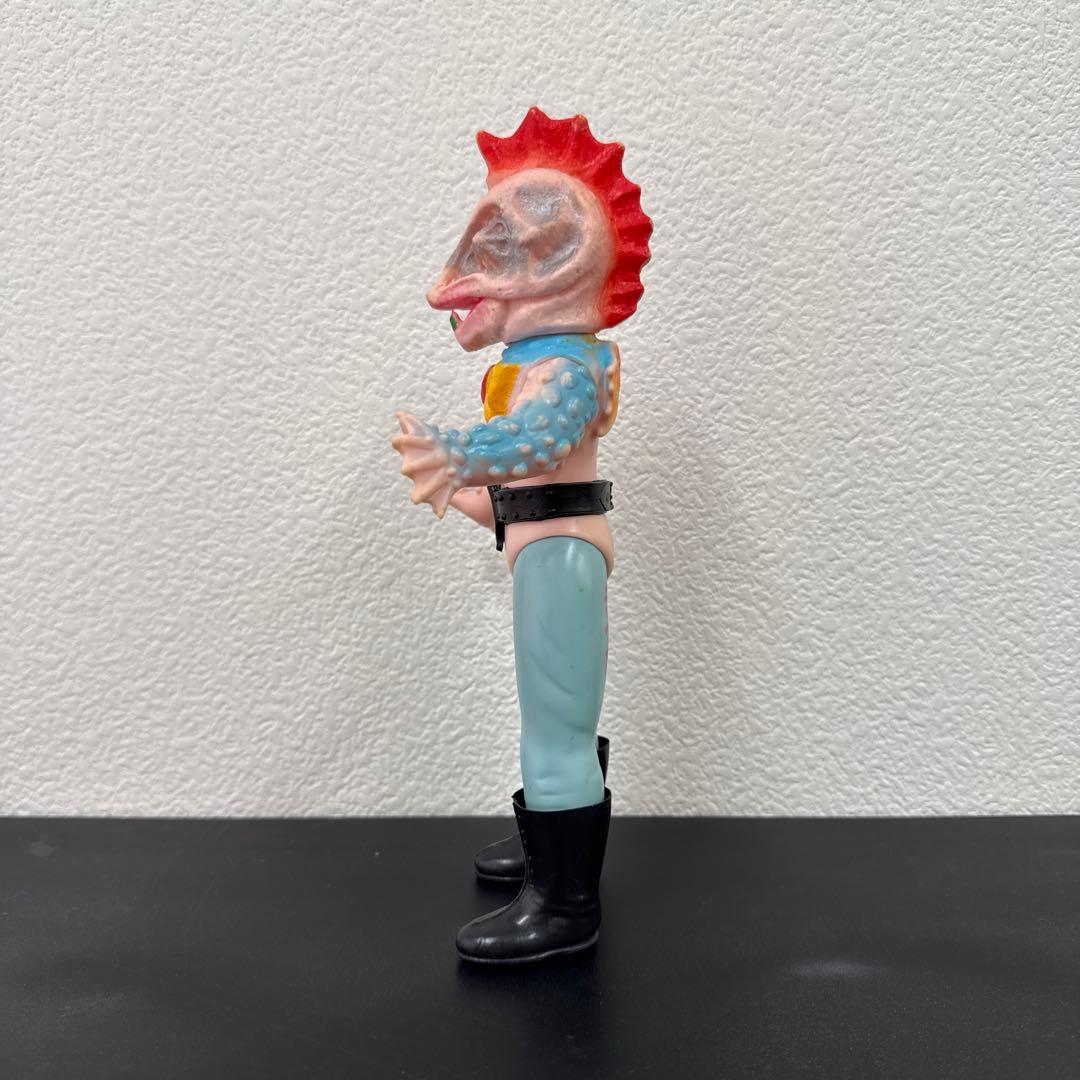 当時物　旧バンダイ　仮面ライダー　怪人　ピラザウルス　ソフビ