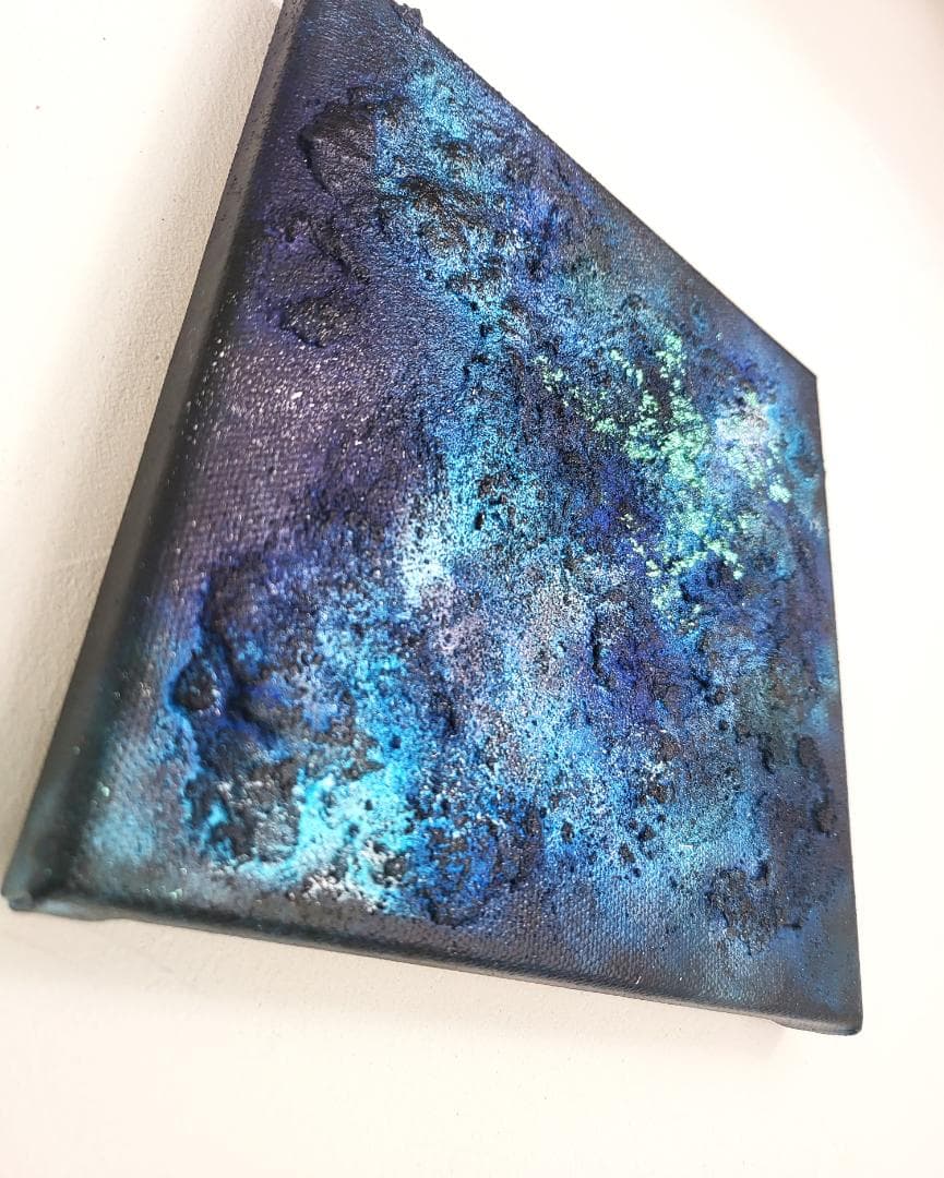 【専用】深海にあるもの / テクスチャーアート 18×18㎝ S0 モダン