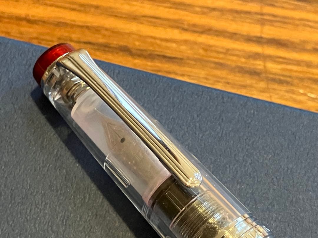 セーラー万年筆 プロフェッショナルギア レアロ趣味の文具箱限定 スケルトンレッド