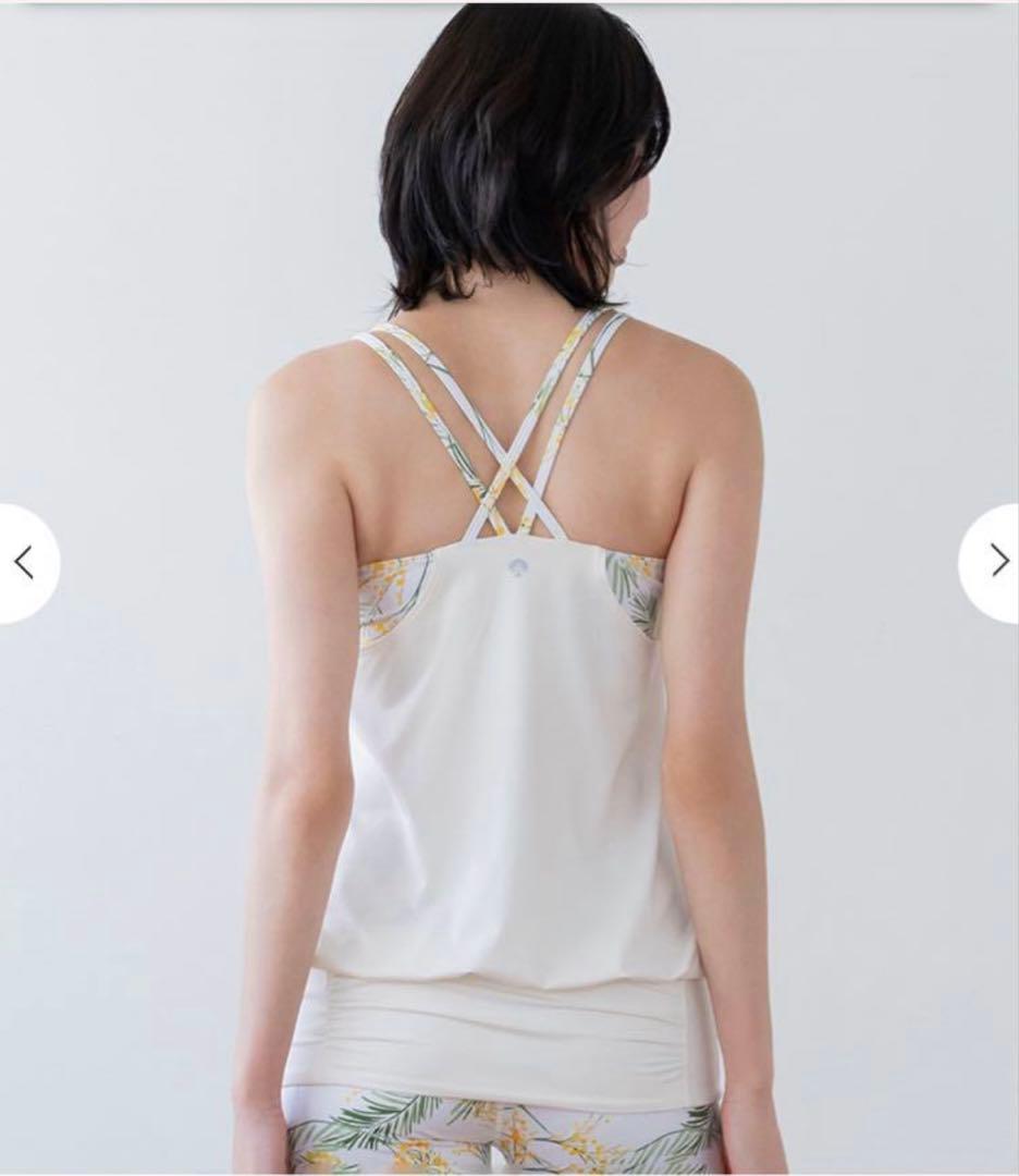 新品未使用　【SUKALA】スプリングフラワーカバーキャミソール(L/ミモザ)