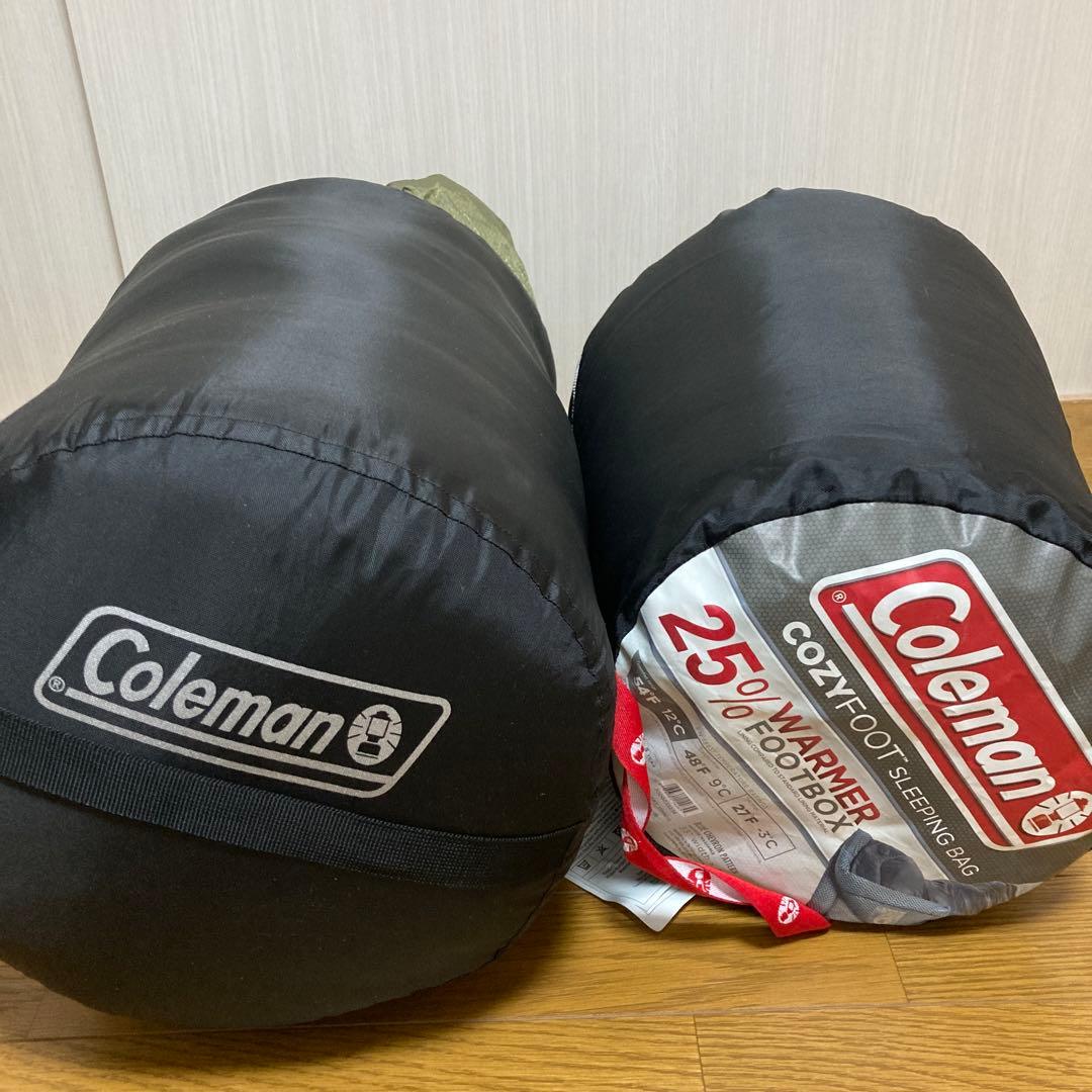 コールマン　寝袋　２個セット