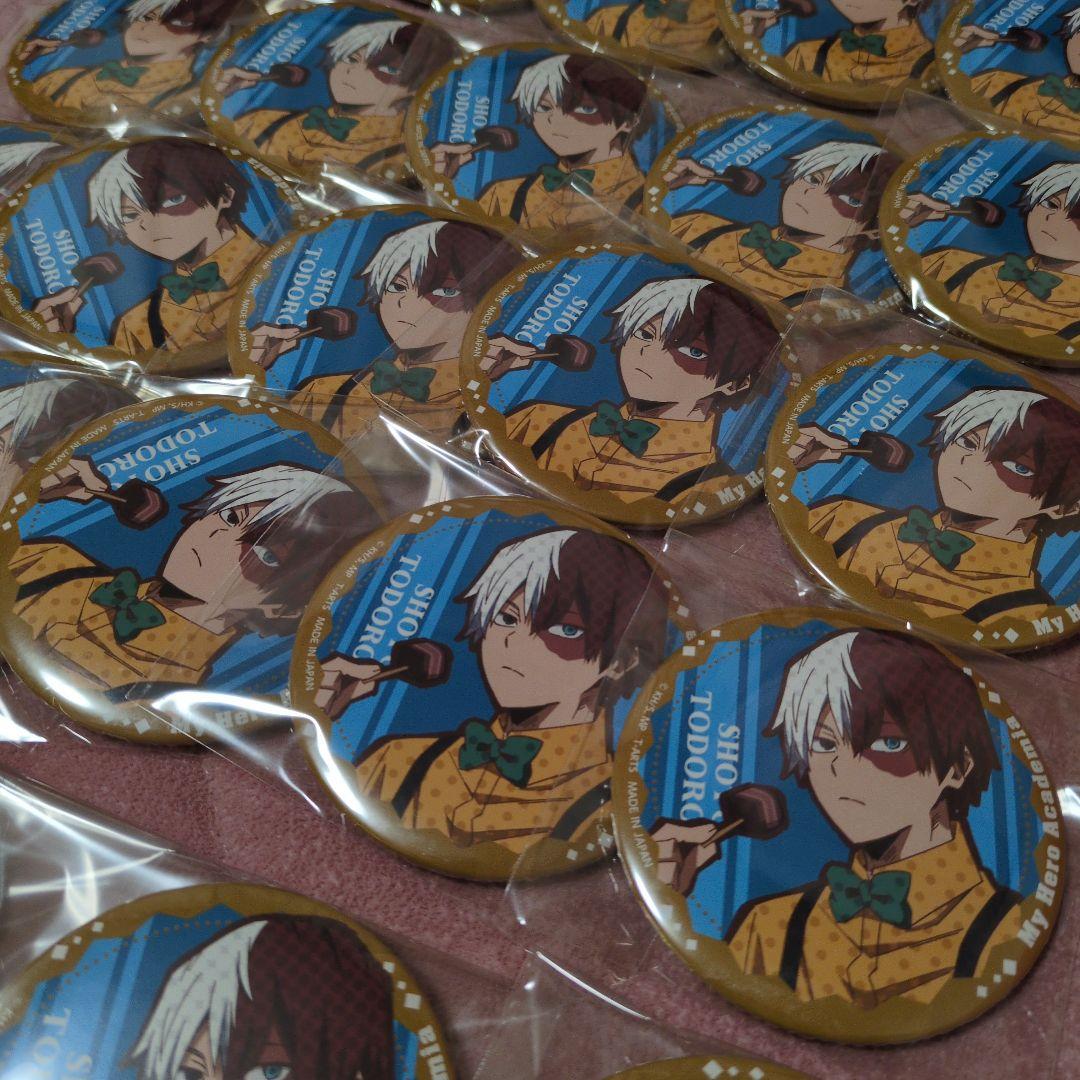 ヒロアカ パーティータイム 轟焦凍 缶バッジ 僕のヒーローアカデミア　24個