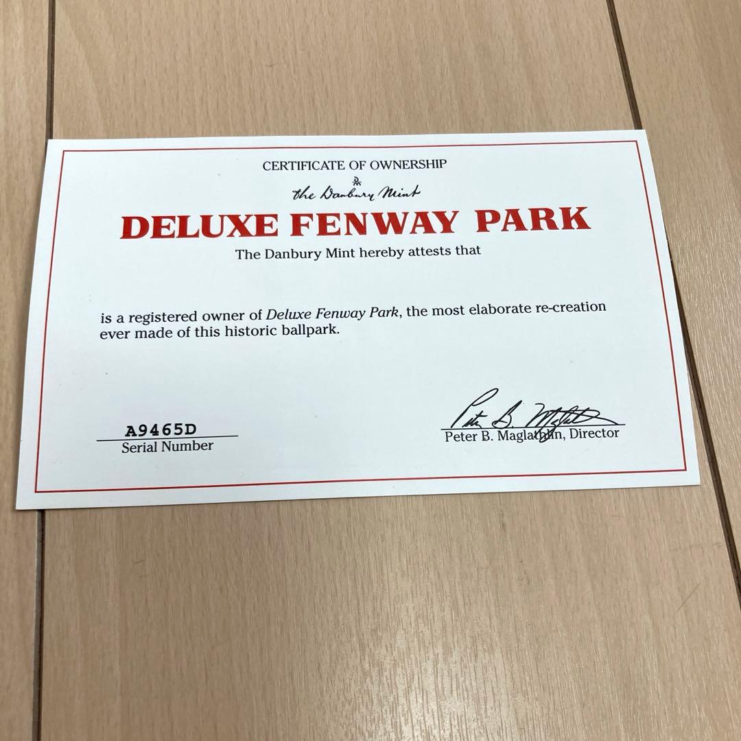 タンバリーミント レッドソックス フェンウェイパーク デラックス　照明付き